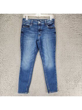 Old Navy Jeans Womens 6 Petite Blue Stretch Denim Rockstar Skinny